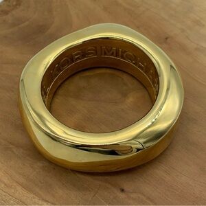 Michael Kors Chunky Gold Tone Bracelet